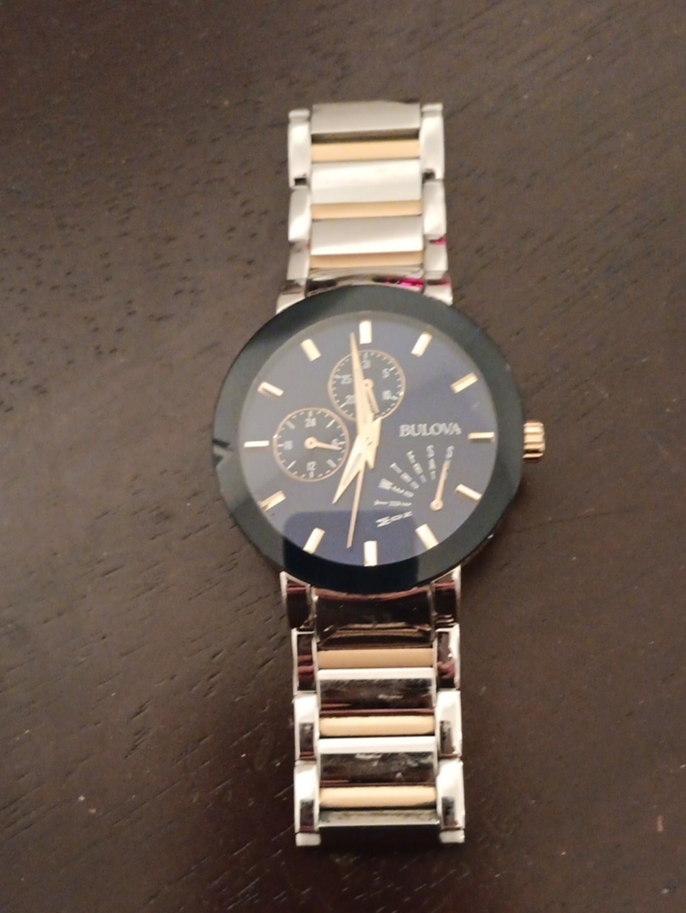 Bulova Modern Futuro Mens Blue Dial 98C123 Watch